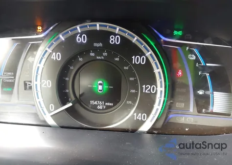 2014 Honda Accord Hybrid Touring из США, поврежденный, VIN 1HGCR6F75EA009581